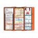 WhiteCoat Clipboard® Trifold - Orange Respiratory Therapy Edition
